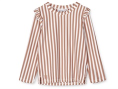 Liewood tuscany rose/creme de la creme striped swim shirt Tenley UPF40+